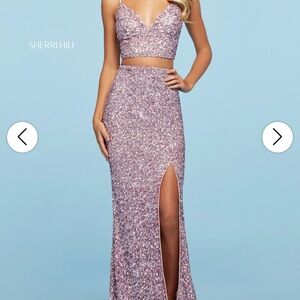 Sherri Hill Two piece sequin dress